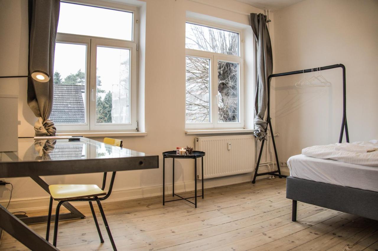 Doppelbett In Heller Wohnung Hamburgo Exterior foto